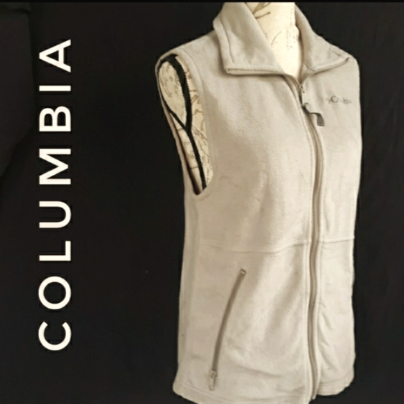 Columbia Womens Fall Vest Jacket Tan - Picture 1 of 4
